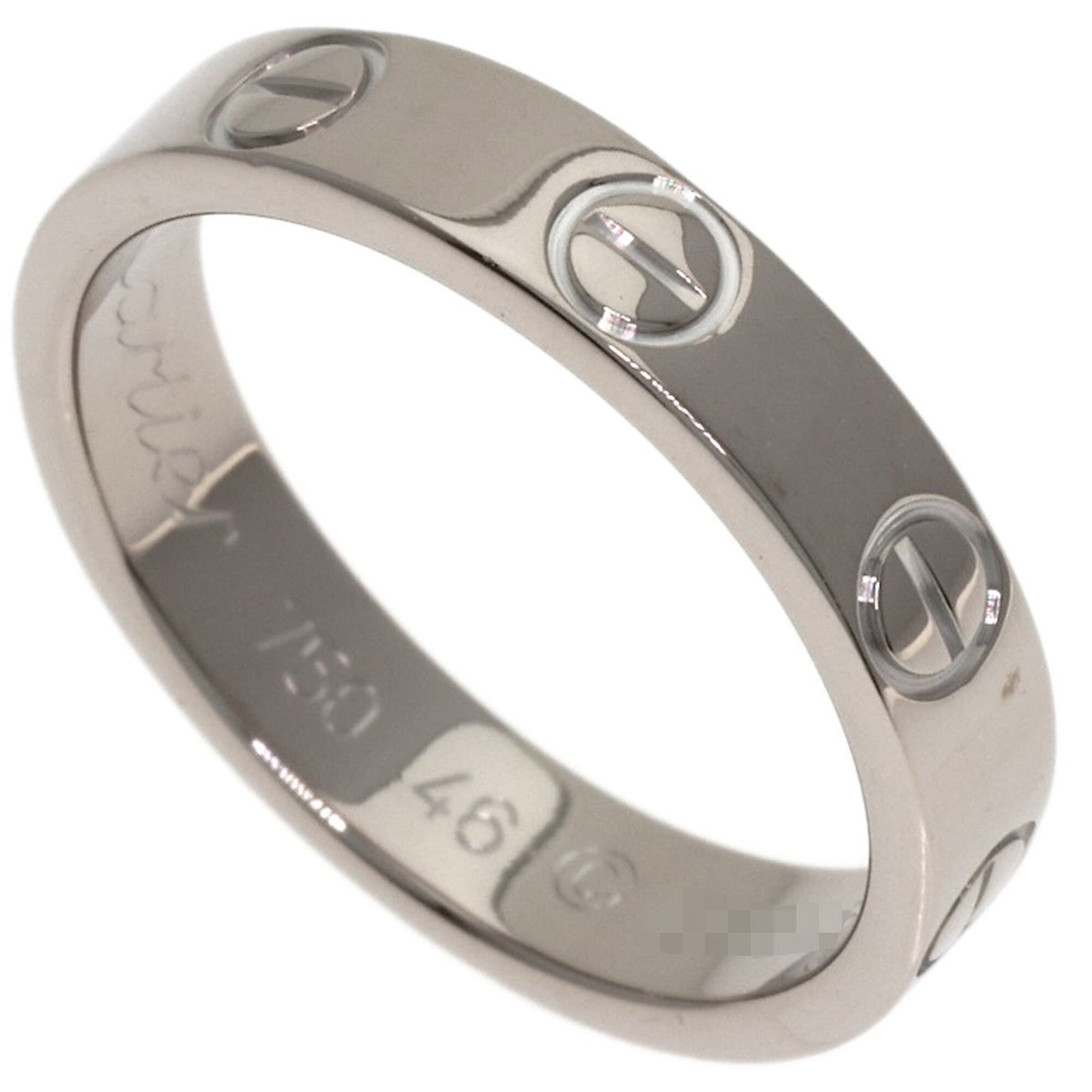 Cartier Band Ring White Gold (18K): Cartier Band Ring White Gold (18K) Cartier Band Ring White Gold (18K) is a beautiful women's band ring made from high-quality white gold (18K). Its sleek design and classic style make it a timeless ad