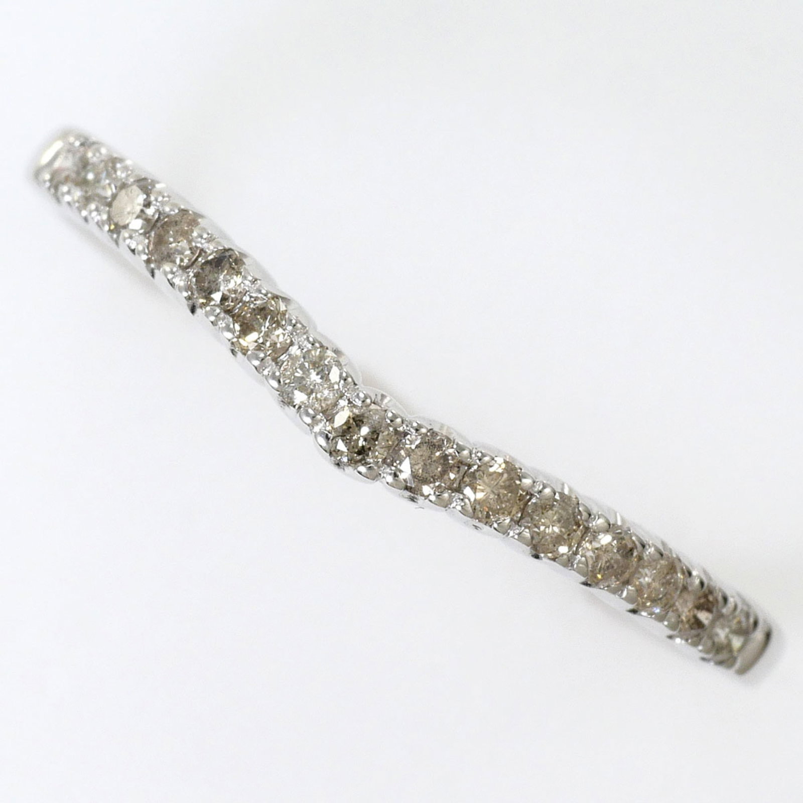 Unbranded Band Ring White Gold (10K) (1 of 6)