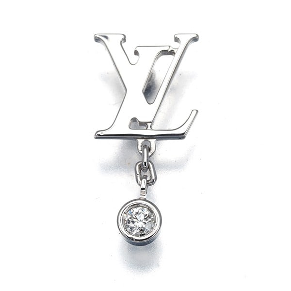 Louis Vuitton Single Earring Diamond Idylle Blossom 18K 750 White Gold (1 of 4)