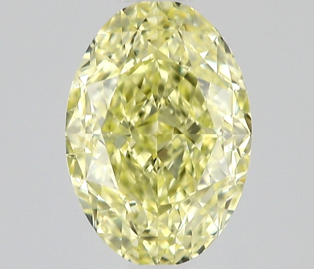 GIA Oval 0.58ct Fancy Yellow IF - Loose Natural Diamond (1 of 1)