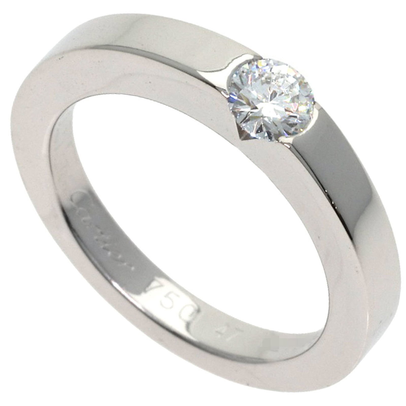 Cartier Band Ring White Gold (18K) (1 of 9)