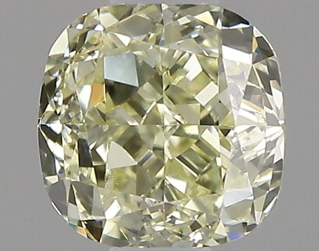 GIA Cushion Brilliant 0.5ct Fancy Light Yellow VVS1 - Loose Natural Diamond: GIA Cushion Brilliant 0.5ct Fancy Light Yellow VVS1 - Loose Natural Diamond GIA certification ensures the diamond's quality and origin. This 0.5ct Fancy Light Yellow VVS1 diamond boasts exceptional cl