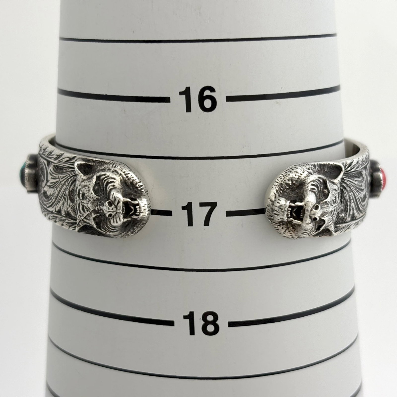 Silver Gucci Bangle 925 - 5