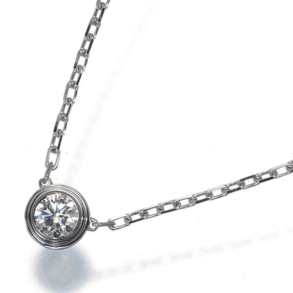 Cartier Diamond Necklace 750 White Gold LM 18k D'Amour (1 of 4)