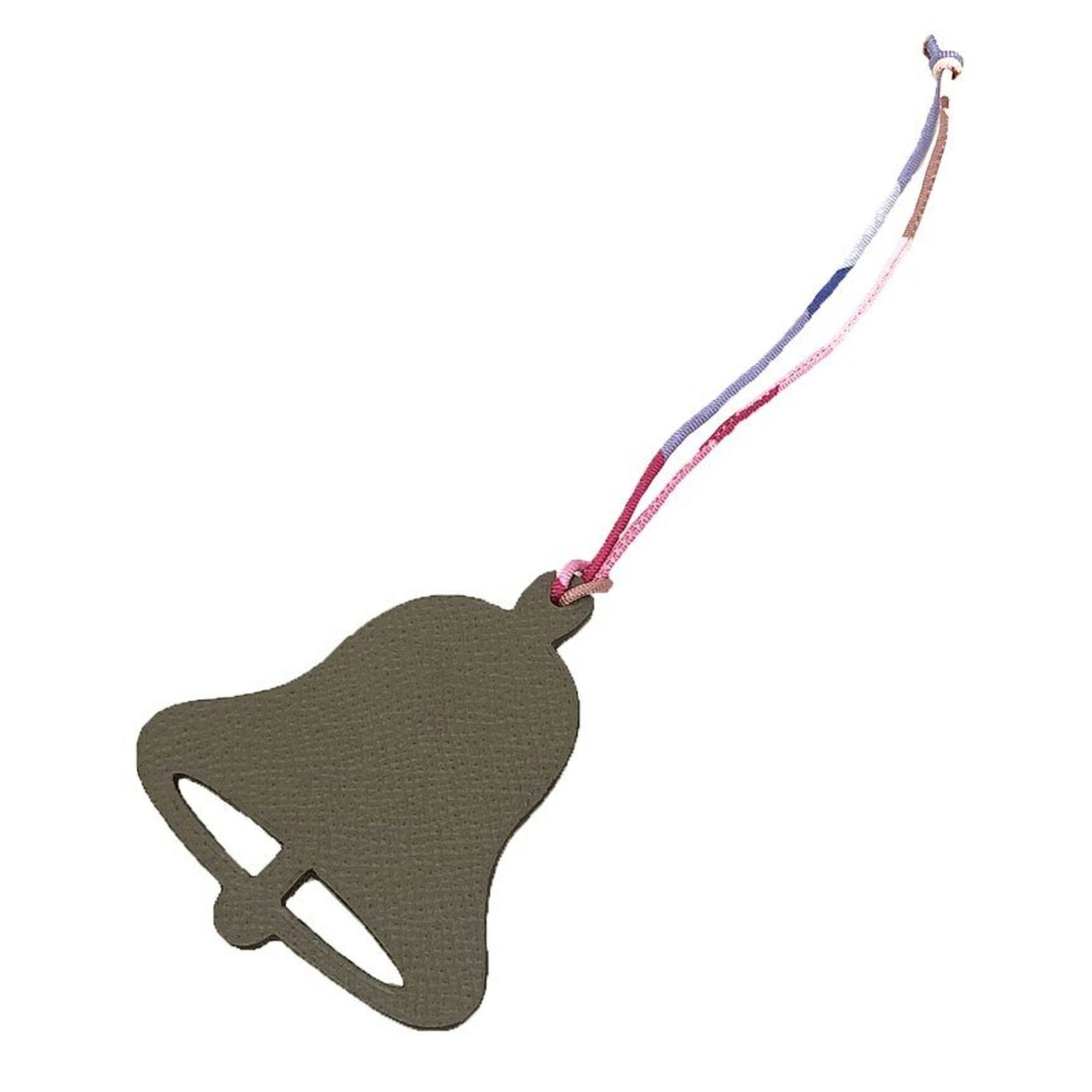 Handbag Hermes leather charm: Handbag Hermes leather charm Red color, Taupe leather charm from Hermes. This handbag charm features a bold red hue and taupe undertones, adding a pop of color to any outfit. Made from high-quality le