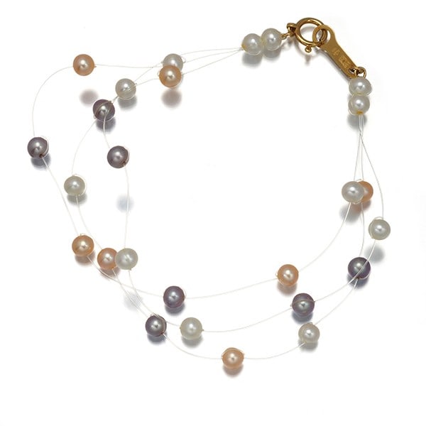 Tasaki Bracelet Freshwater Pearl 3.7-4.0Mm 18K 750 Yellow Gold (1 of 4)
