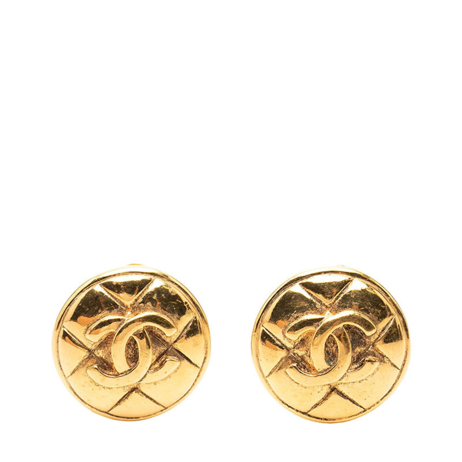 Chanel Clip Earrings Gold Plating: Chanel Clip Earrings Gold Plating Chanel Clip Earrings Gold Plating - A sleek and sophisticated accessory, these gold-plated clip earrings from the iconic French fashion house feature a timeless desig
