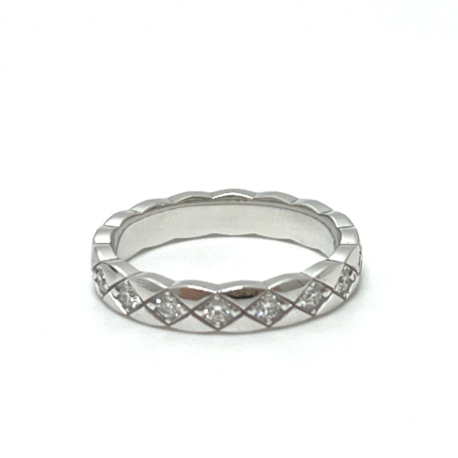 Chanel Band Ring White Gold (18K) (1 of 5)