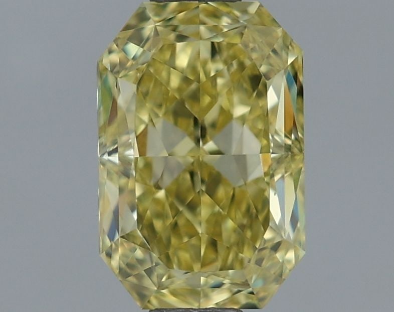 GIA Radiant 0.8ct Fancy Intense Yellow VVS2 - Loose Natural Diamond (1 of 1)