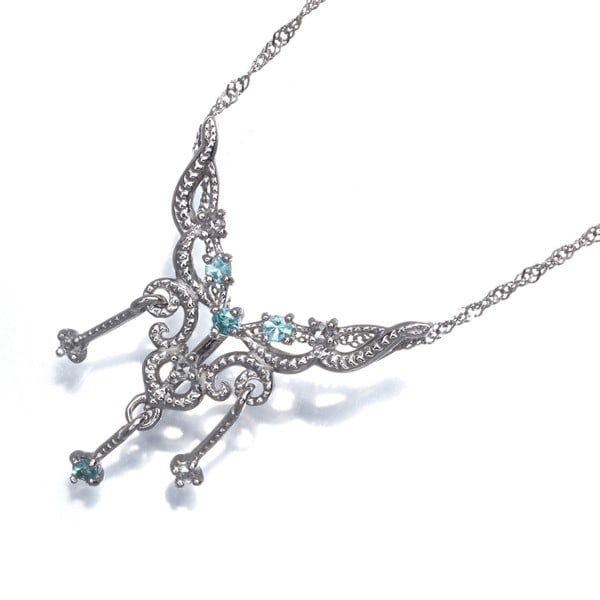 Paraiba Tourmaline Rose-Cut Diamond 0.04Ct Milgrain Necklace 900 850 Platinum: Paraiba Tourmaline Rose-Cut Diamond 0.04Ct Milgrain Necklace 900 850 Platinum The Paraiba Tourmaline Rose-Cut Diamond 0.04ct Milgrain Necklace boasts a striking combination of natural beauty and