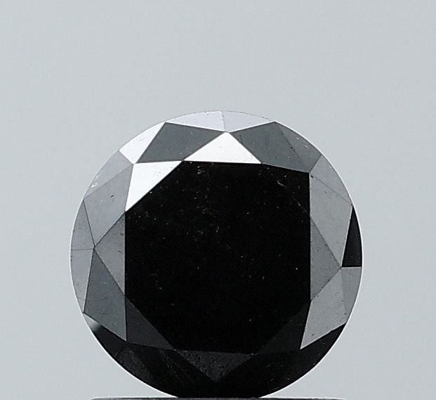 Round 1.37ct Black VVS2 - Loose Natural Diamond: Round 1.37ct Black VVS2 - Loose Natural Diamond Round 1.37ct Black VVS2 - Loose Natural Diamond, boasting exceptional EX cut, color, clarity, and polish, showcases its natural beauty with a deep black