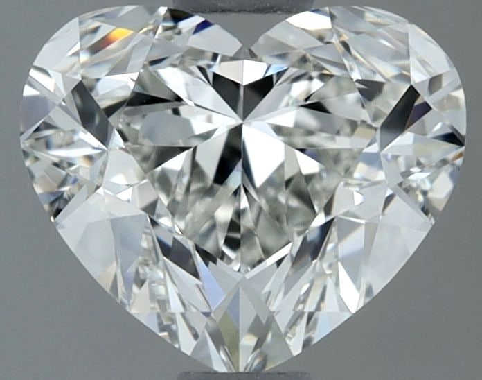 IGI Heart 1.0ct G VVS2 - Loose Natural Diamond: IGI Heart 1.0ct G VVS2 - Loose Natural Diamond 1.0ct G VVS2 diamond with EX polish and symmetry, measuring 5.53L x 6.64W x 4.21H, certified by IGI. This natural loose diamond boasts a high level of cl