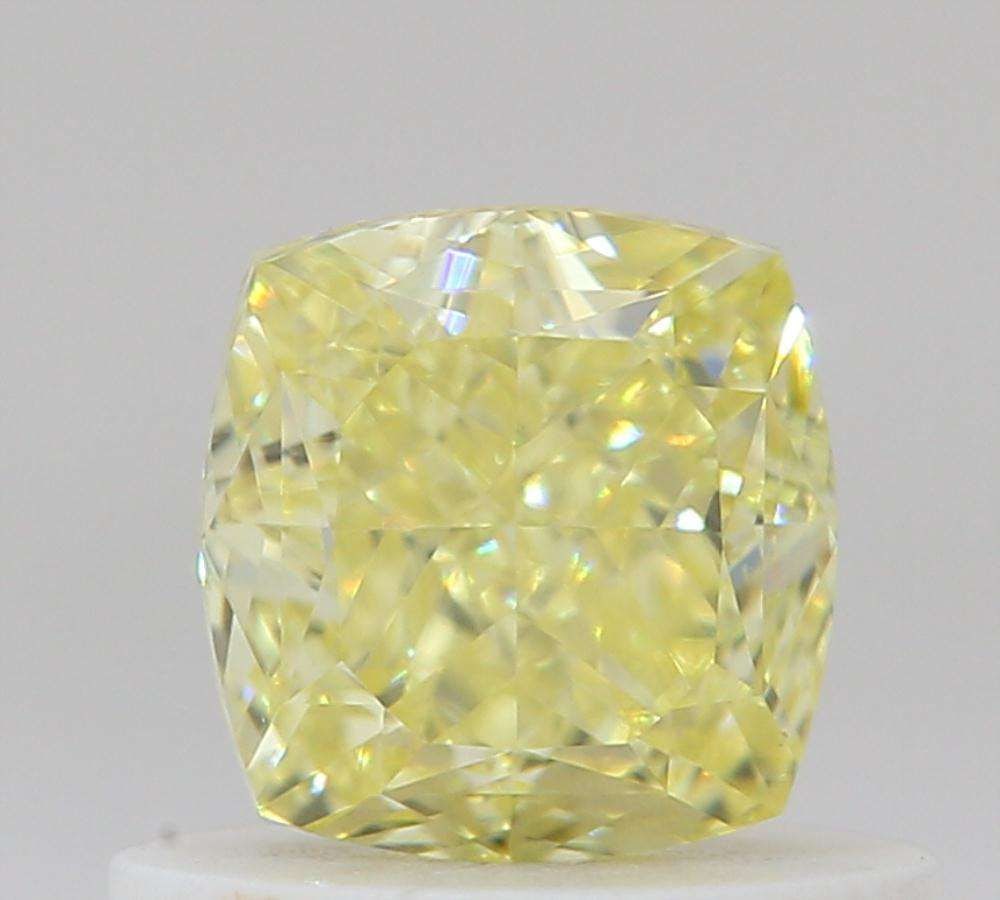 GIA Cushion Brilliant 0.64ct Fancy Yellow IF - Loose Natural Diamond: GIA Cushion Brilliant 0.64ct Fancy Yellow IF - Loose Natural Diamond GIA-certified, this 0.64ct Fancy Yellow IF diamond boasts exceptional clarity and color, with EX polish and VG symmetry. Its loose 