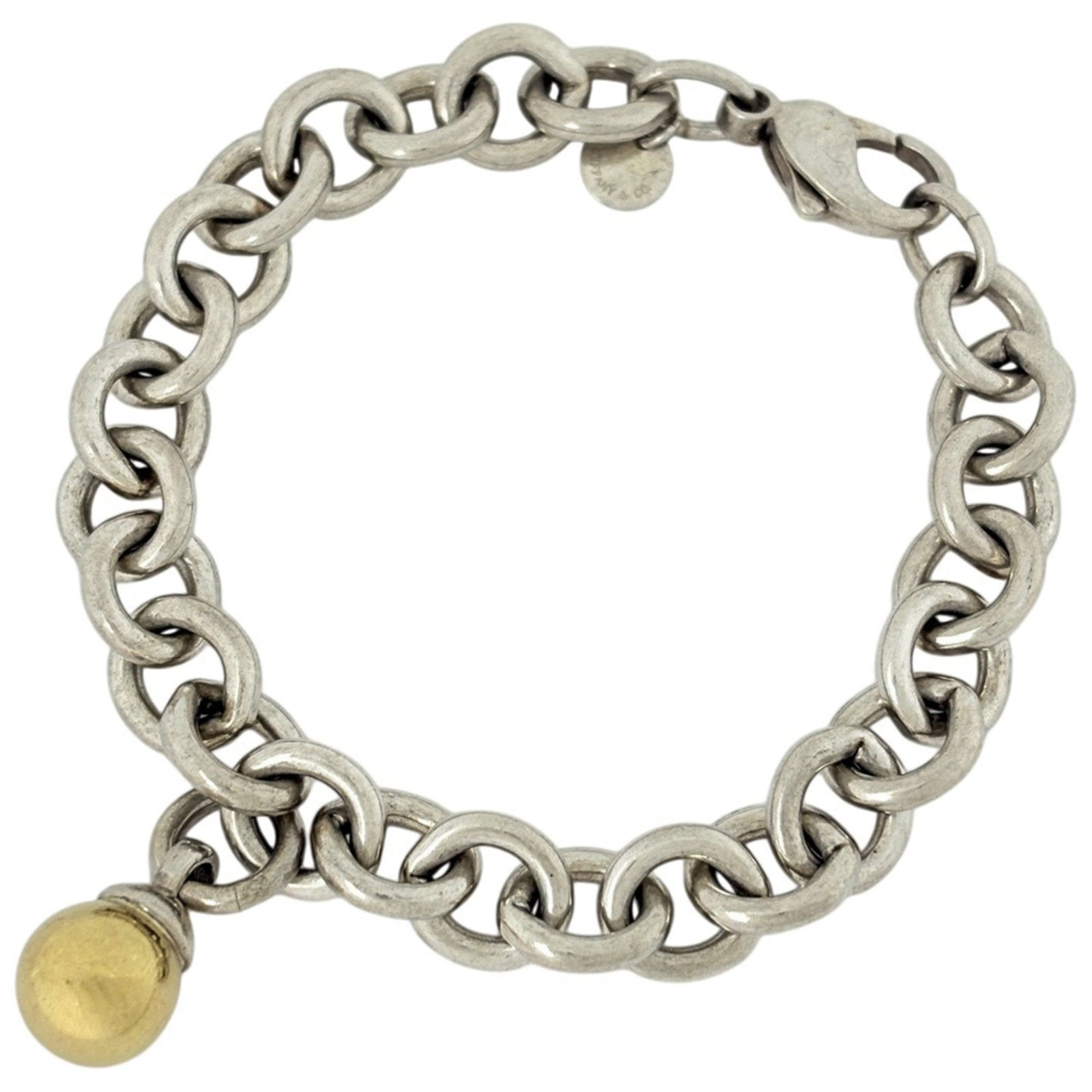 Tiffany Charm Bracelet Silver 925: Tiffany Charm Bracelet Silver 925 Silver 925 Tiffany Charm Bracelet, 18.5cm in length, made from high-quality silver alloy, features the iconic Tiffany brand and a sleek charm design. This elegant