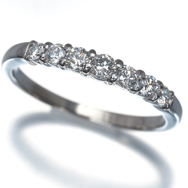 Diamond 0.30Ct 7P Ring 900 Platinum (1 of 4)