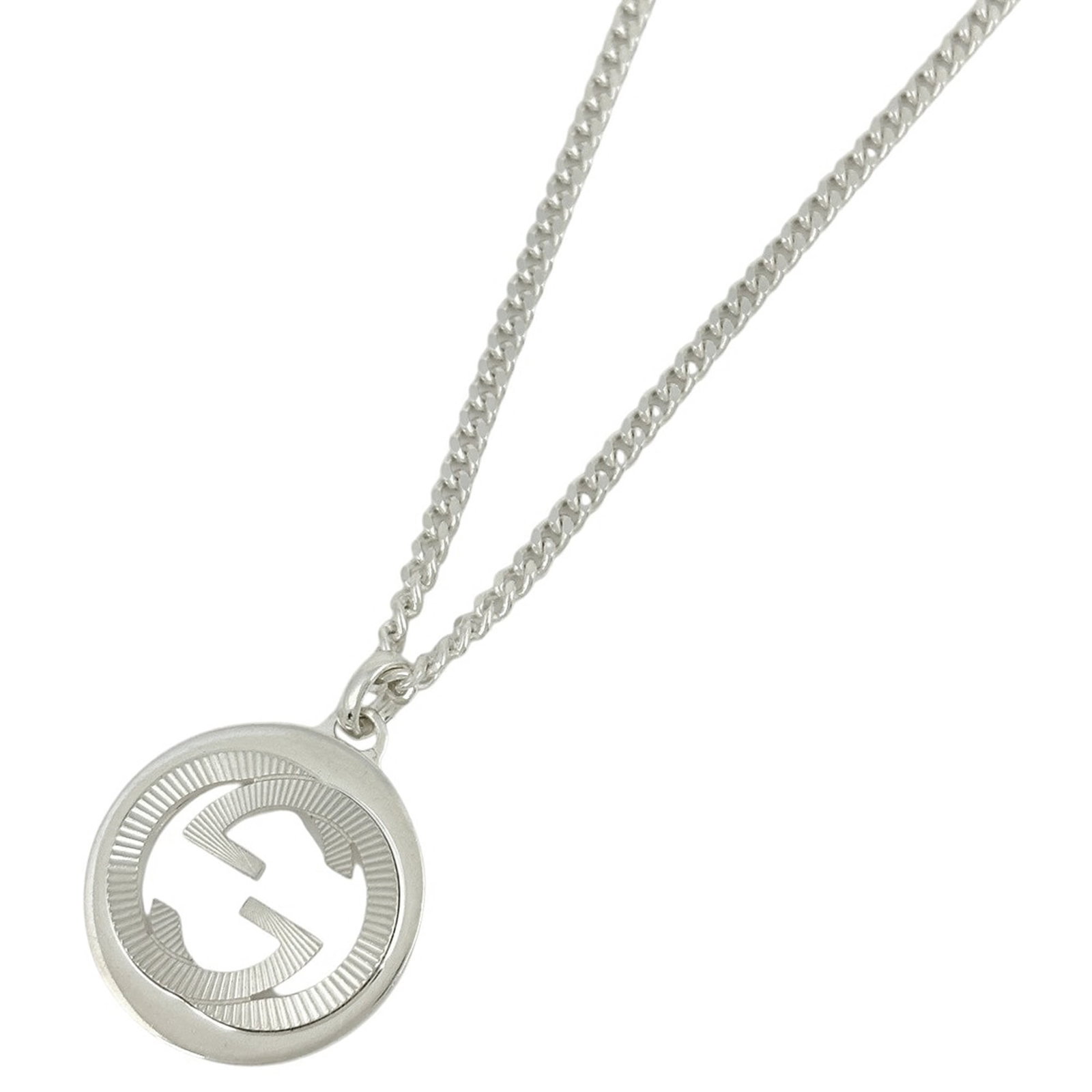 Women's Sterling Silver 925 Gucci Interlocking G Necklace (1 of 4)