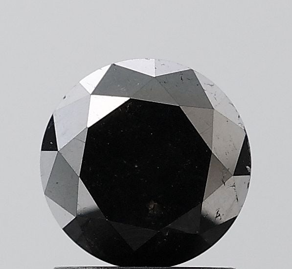Round 1.73ct Black VVS2 - Loose Natural Diamond: Round 1.73ct Black VVS2 - Loose Natural Diamond 1.73ct Black VVS2 - Loose Natural Diamond, certified by none, features an EX cut and polish, with a symmetrical shape and high clarity grade. This