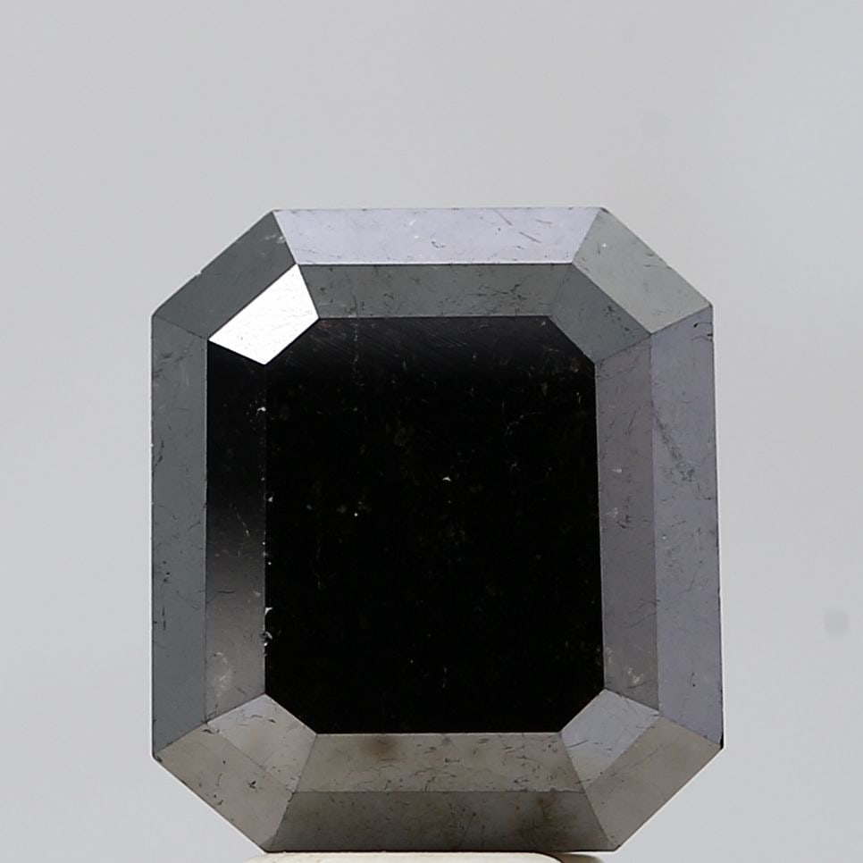 Emerald 4.79ct Black VVS2 - Loose Natural Diamond: Emerald 4.79ct Black VVS2 - Loose Natural Diamond 4.79ct Black VVS2 - Loose Natural Diamond, featuring exceptional clarity and polish, with a rare black color that sets it apart from other diamonds. T