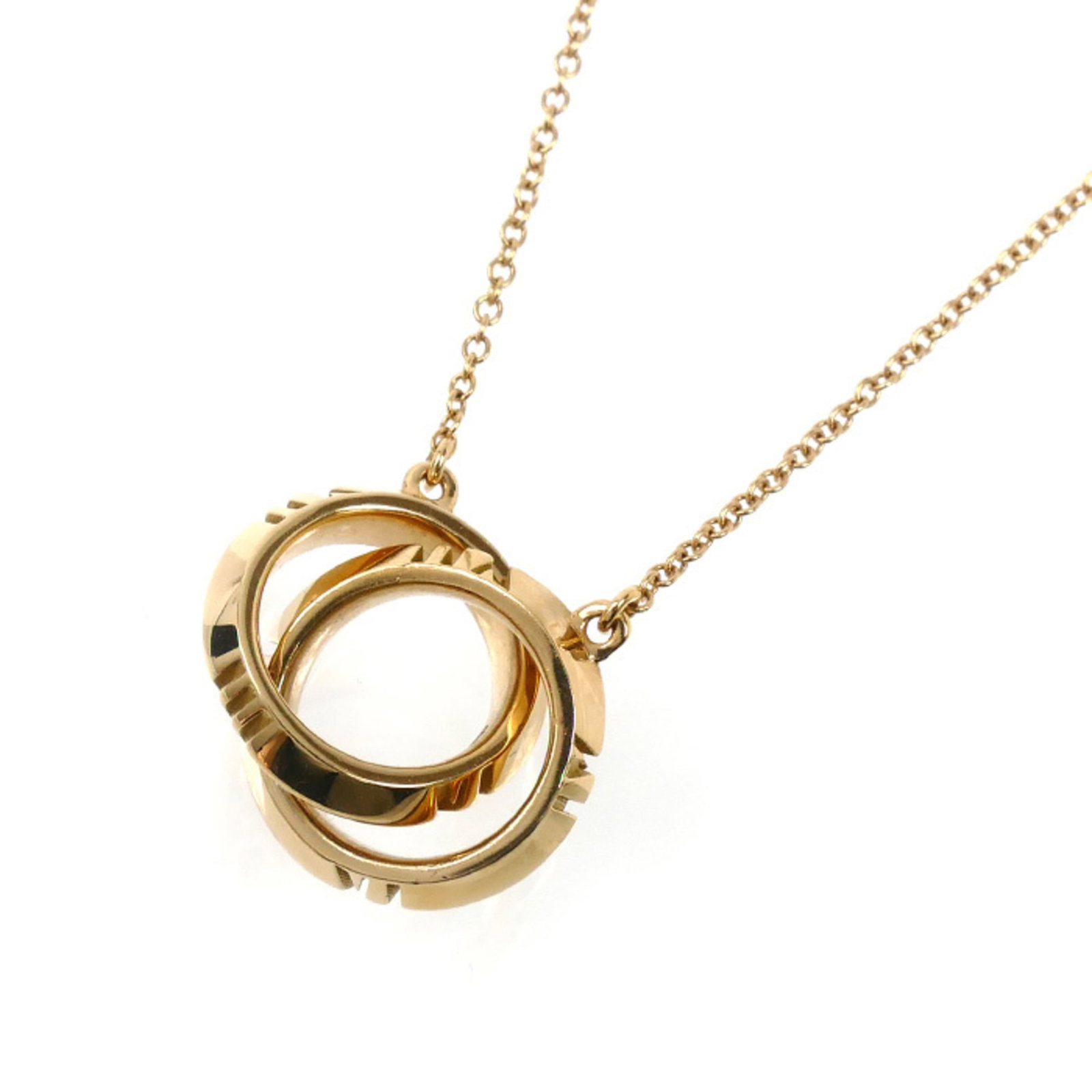 Tiffany&Co. Tiffany & Co. 18Kpg Pink Gold Atlas X Closed Necklace 5.9G 41 46Cm Women'S: Tiffany&Co. Tiffany & Co. 18Kpg Pink Gold Atlas X Closed Necklace 5.9G 41 46Cm Women'S 18K pink gold Atlas X Closed Necklace with adjustable neck circumference ranging from 41 cm to 46 cm, perfect for
