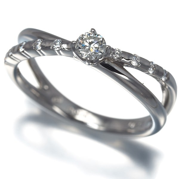 Diamond 0.25Ct Ring 900 Platinum (1 of 4)
