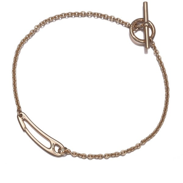 Hermes Bracelet Chaine D'Ancre Punk Sh Engraved 18K 750 Rose Gold (1 of 4)