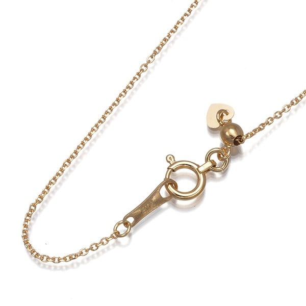 Cable Chain Necklace 45Cm 18K 750 Rose Gold: Cable Chain Necklace 45Cm 18K 750 Rose Gold 18K rose gold cable chain necklace with adjustable length, available in a sleek 45cm design. The delicate 0.9mm wide chain features a sturdy extender for cu