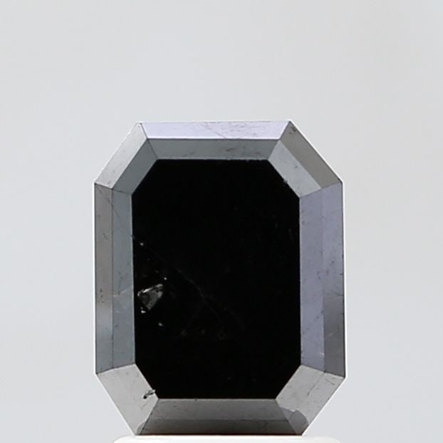 Emerald 2.42ct Black VVS2 - Loose Natural Diamond: Emerald 2.42ct Black VVS2 - Loose Natural Diamond 2.42ct Black VVS2 - A rare and striking natural diamond, showcasing exceptional clarity and polish, with a mesmerizing black color that sets it apart 