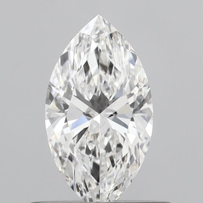 GIA Marquise 0.5ct E VVS1 - Loose Natural Diamond: GIA Marquise 0.5ct E VVS1 - Loose Natural Diamond GIA certified, this loose natural diamond boasts exceptional clarity with its VVS1 grade and vibrant color. Measuring 7.85L x 4.24W x 2.6H, the marqui