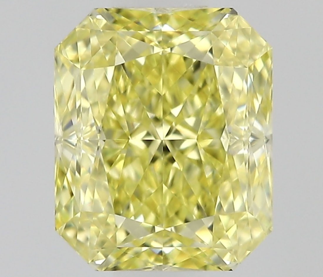 GIA Radiant 0.72ct Fancy Intense Yellow IF - Loose Natural Diamond (1 of 1)
