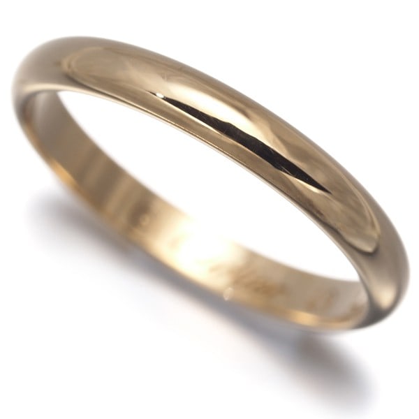 Cartier Ring 1895 Wedding Band 2.5Mm Eu49 18K 750 Yellow Gold: Cartier Ring 1895 Wedding Band 2.5Mm Eu49 18K 750 Yellow Gold Cartier's iconic 1895 Wedding Band boasts a sleek, 2.5mm yellow gold profile, perfectly suited for everyday wear. This elegant ring featur
