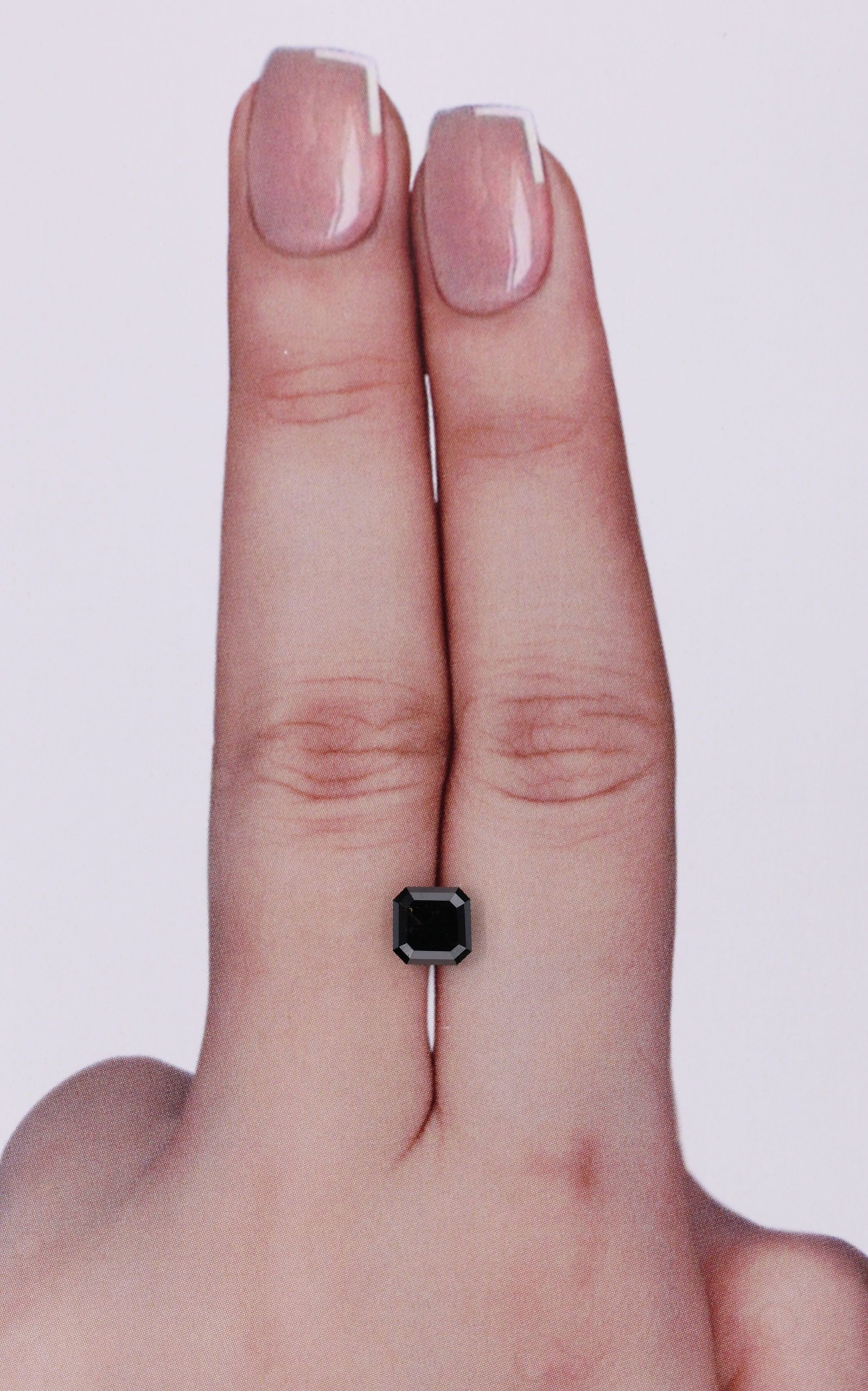 GIA Square Emerald 0.87ct Fancy Black VVS2 - Loose Natural Diamond: GIA Square Emerald 0.87ct Fancy Black VVS2 - Loose Natural Diamond GIA Square Emerald 0.87ct Fancy Black VVS2 - Loose Natural DiamondThe GIA-certified, 0.87-carat Fancy Black emerald boasts exceptiona