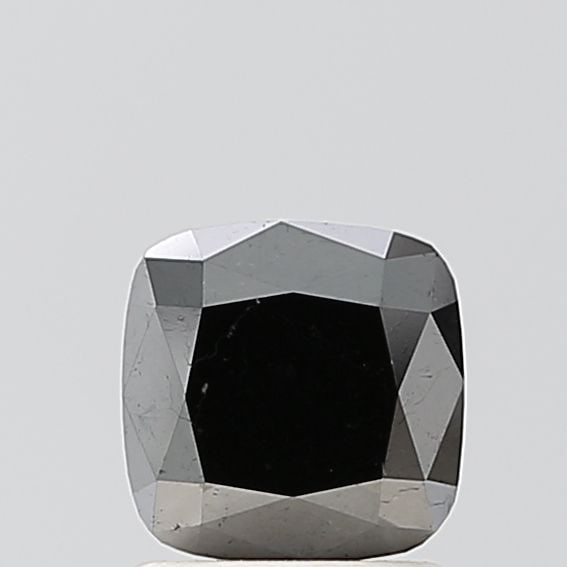 Cushion Brilliant 1.58ct Black VVS2 - Loose Natural Diamond: Cushion Brilliant 1.58ct Black VVS2 - Loose Natural Diamond 1.58ct Black VVS2 Diamond with EX Polish and Symmetry, showcasing exceptional clarity and brilliance in its natural state. This cushion-cut 