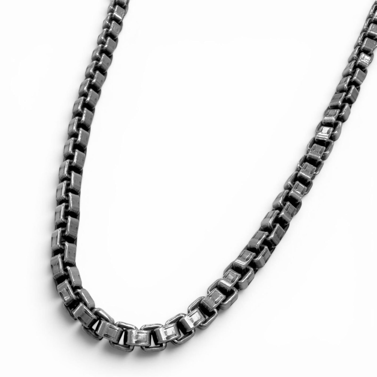 Men's 2024 chain necklace made in Italy silver ag925 lv tailor louis vuitton weight 57.7g m02027 (1 of 6)