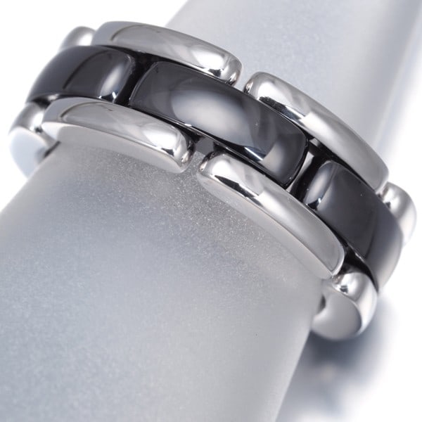 Ultra Medium White Gold Ceramic Ring 18K 750 Chanel (1 of 4)