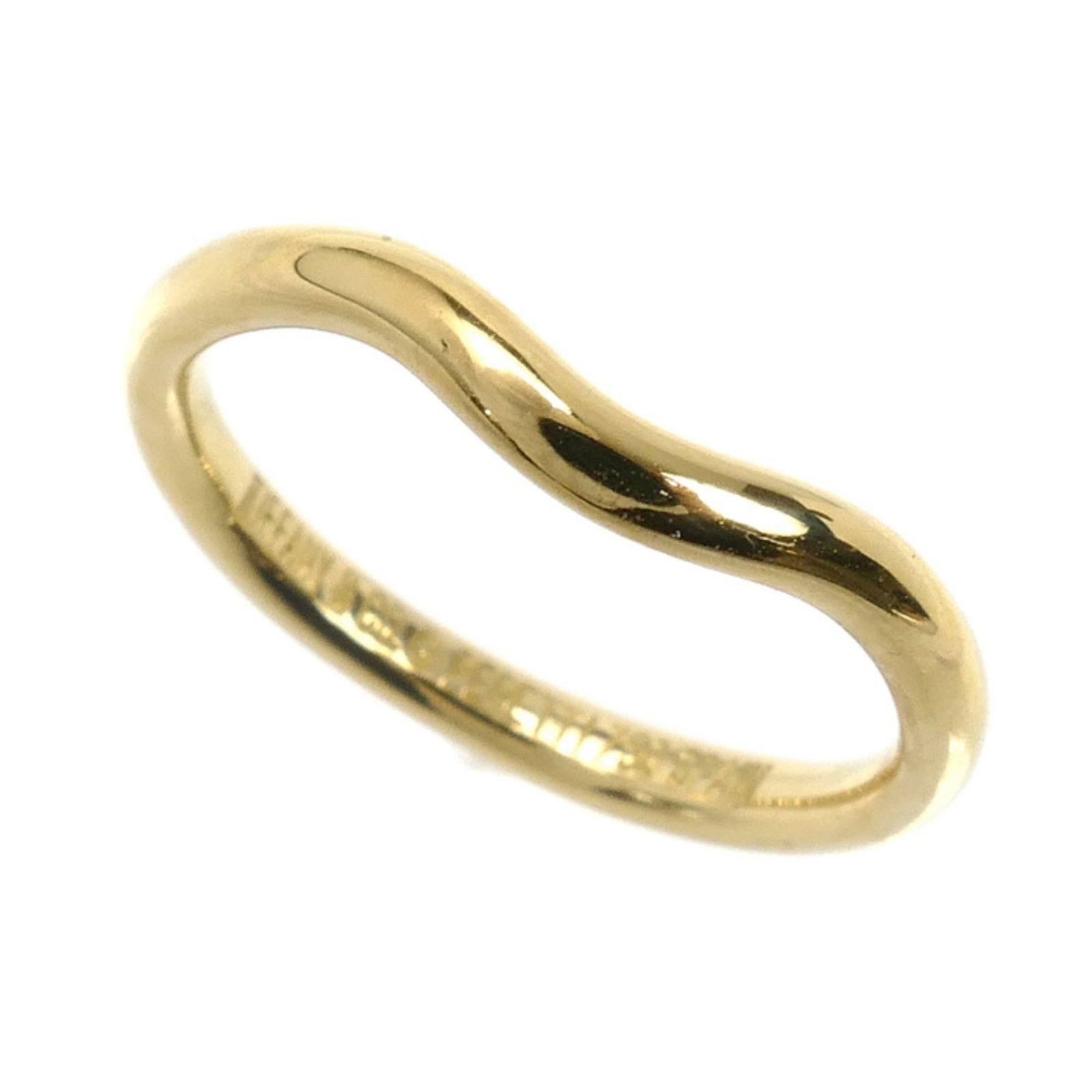 Yellow Gold 18K Tiffany Band Ring (1 of 7)