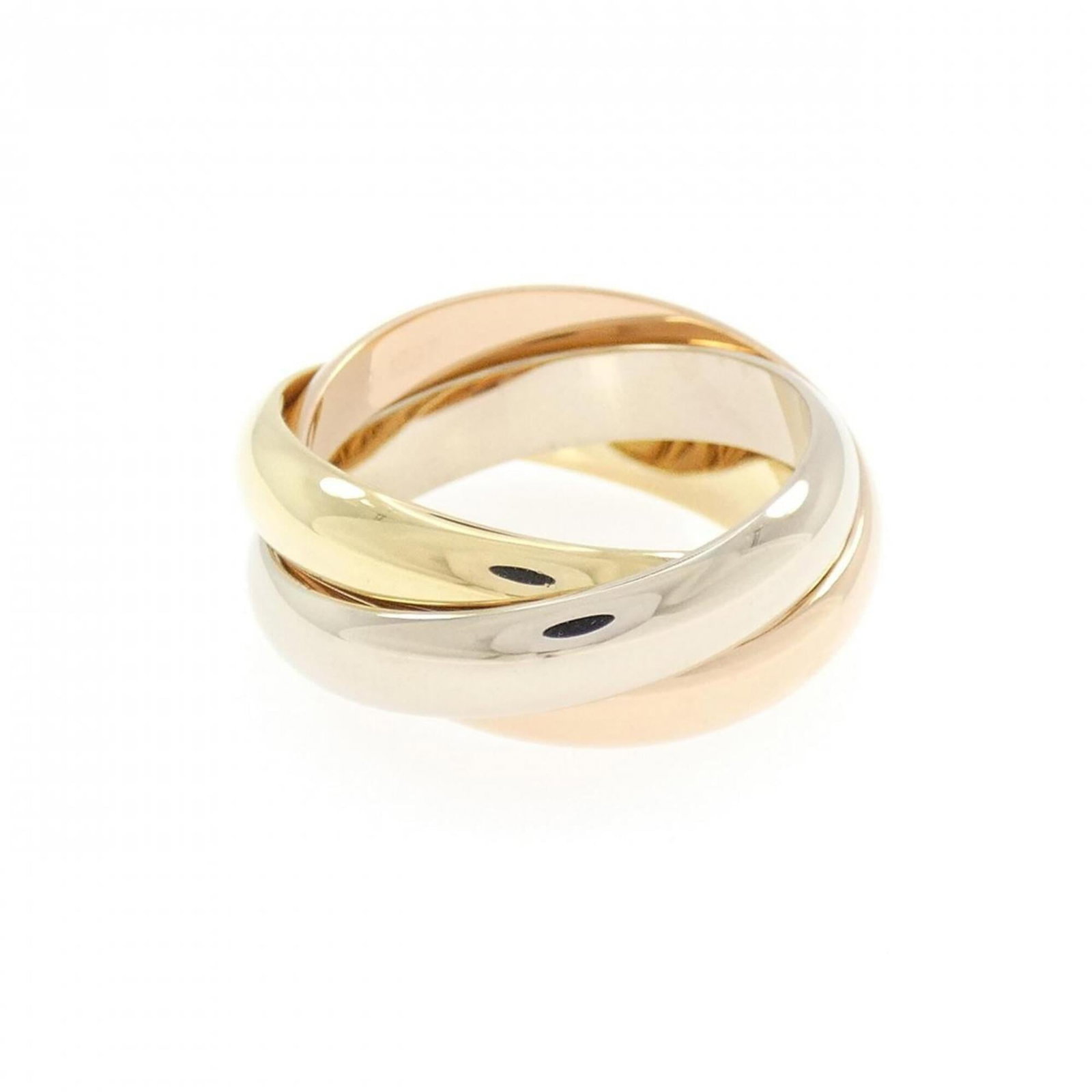 Pink Gold 18K Cartier Band Ring Yellow White: Pink Gold 18K Cartier Band Ring Yellow White Pink gold, White gold, Yellow gold Cartier band ring with 18K material. This elegant ring features a classic design in three precious metal options, suitab