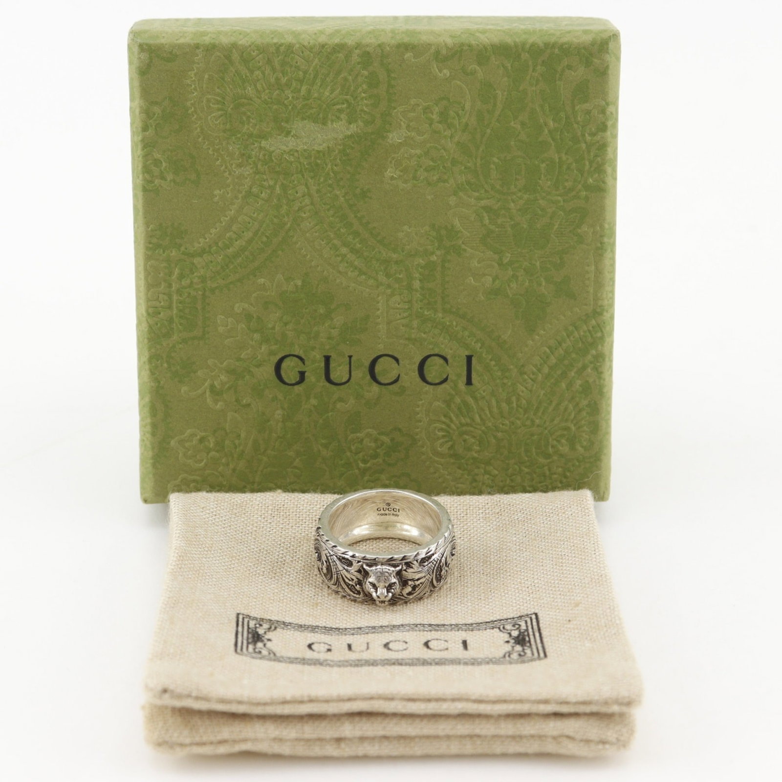 Gucci Band Ring Silver 925 - 7