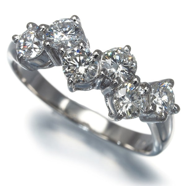 Diamond 1.08Ct 6P Ring 900 Platinum (1 of 4)