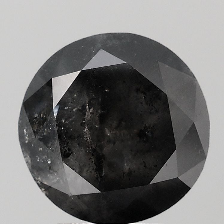 GIA Round 4.81ct Fancy Dark Gray VVS2 - Loose Natural Diamond (1 of 1)