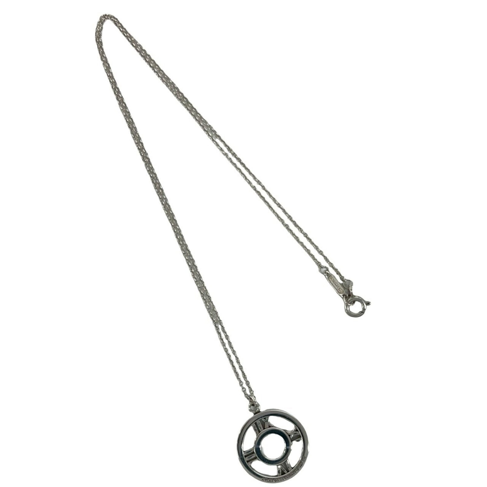 Sterling Silver 925 Necklace Pendant Accessory for Tiffany Atlas Circle (1 of 5)