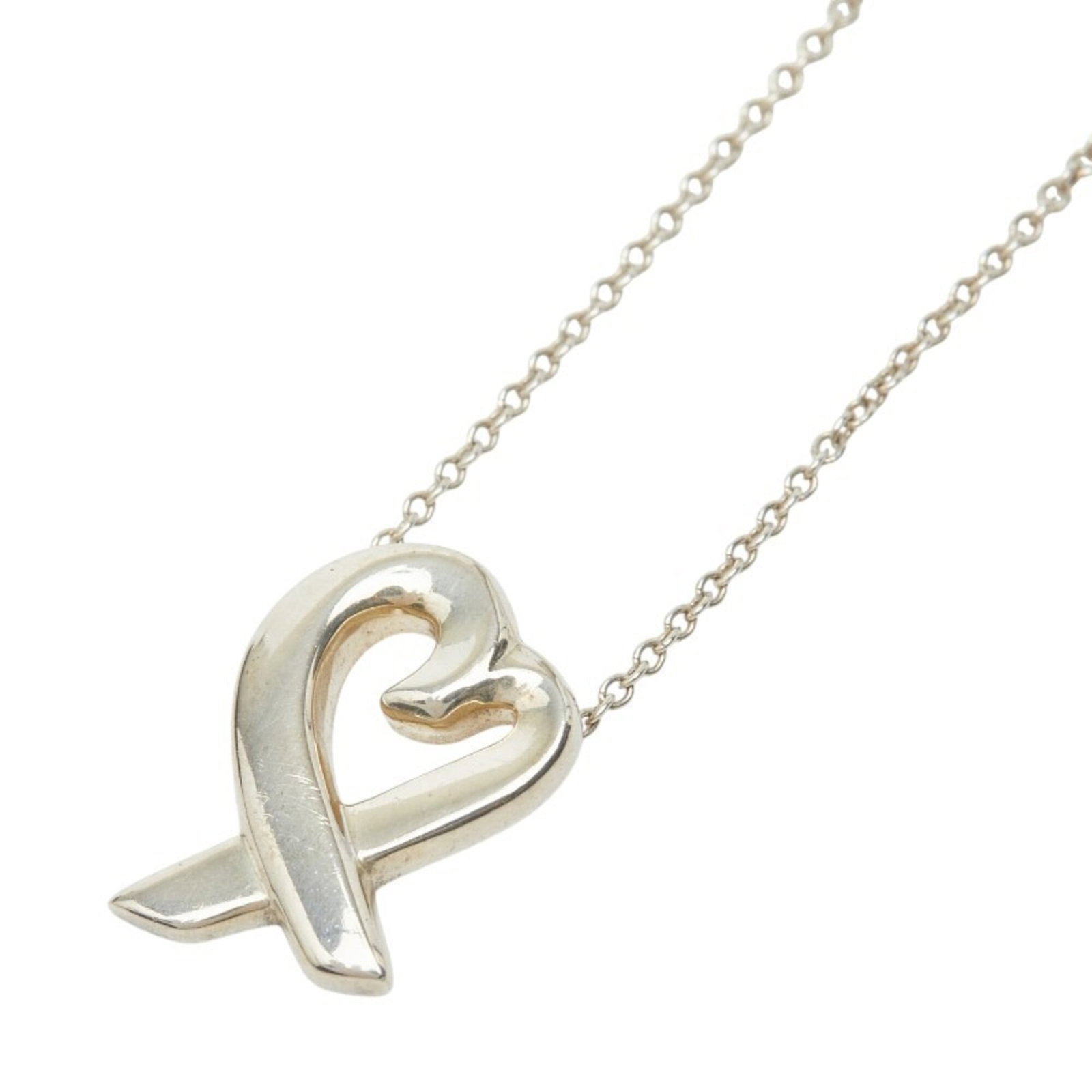 Tiffany & Co. Loving Heart Necklace Sv925 Silver Women'S. (1 of 7)