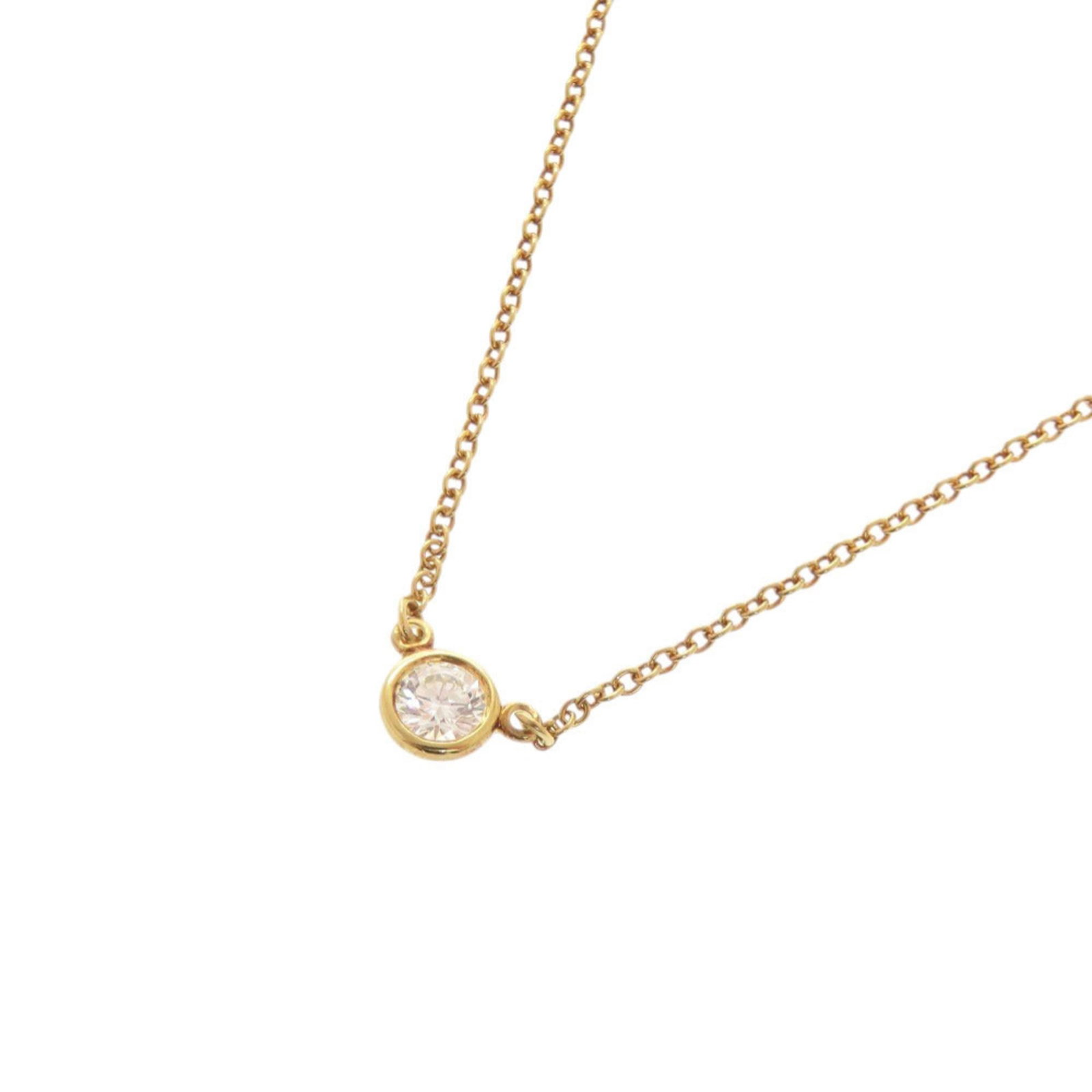 Excellent Condition Tiffany & Co. By The Yard 18K Yellow Gold (750Yg) Diamond Necklace Jewelry: Excellent Condition Tiffany & Co. By The Yard 18K Yellow Gold (750Yg) Diamond Necklace Jewelry Tiffany & Co.'s By The Yard 18K Yellow Gold (750Yg) Diamond Necklace showcases exquisite craftsmanship