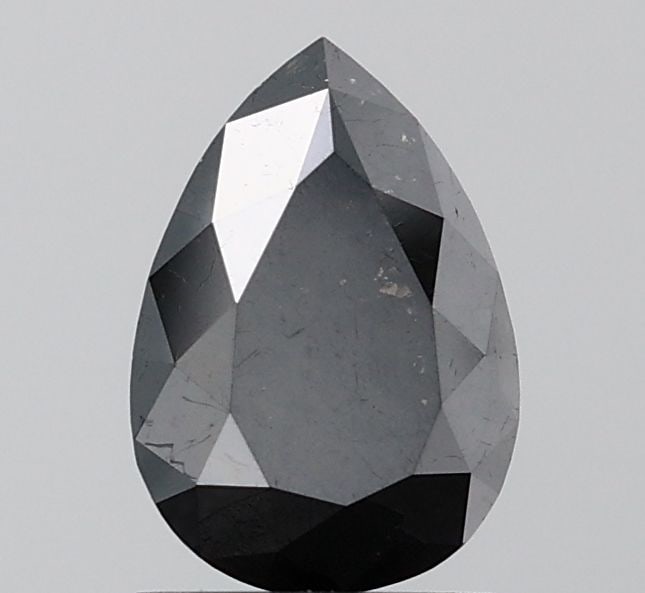 Pear 1.5ct Black VVS2 - Loose Natural Diamond: Pear 1.5ct Black VVS2 - Loose Natural Diamond 1.5ct Black VVS2 - Loose Natural Diamond features exceptional clarity and polish, with an EX symmetry and EX polish. The black color adds a unique touch