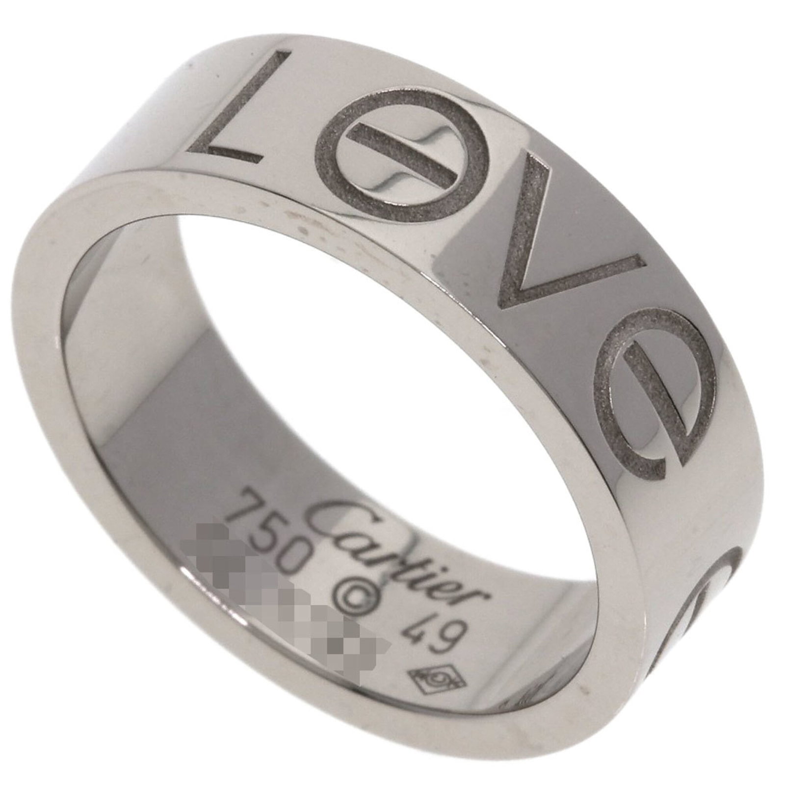 Cartier Band Ring White Gold (18K): Cartier Band Ring White Gold (18K) Cartier Band Ring White Gold (18K) - A sleek and sophisticated band ring in white gold, featuring the renowned Cartier brand. This piece boasts a classic design with