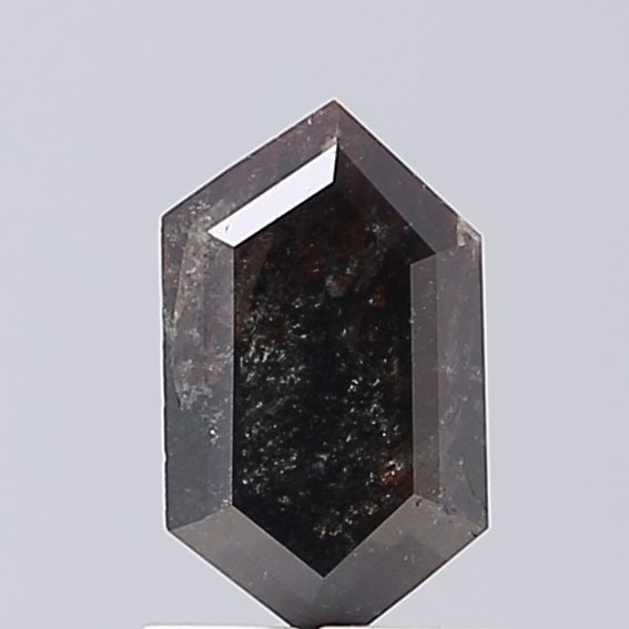 Hexagonal 1.01ct Salt And Pepper VVS2 - Loose Natural Diamond: Hexagonal 1.01ct Salt And Pepper VVS2 - Loose Natural Diamond Loose natural diamond with a unique salt and pepper color, featuring a hexagonal cut and excellent clarity (VVS2). This 1.01ct stone
