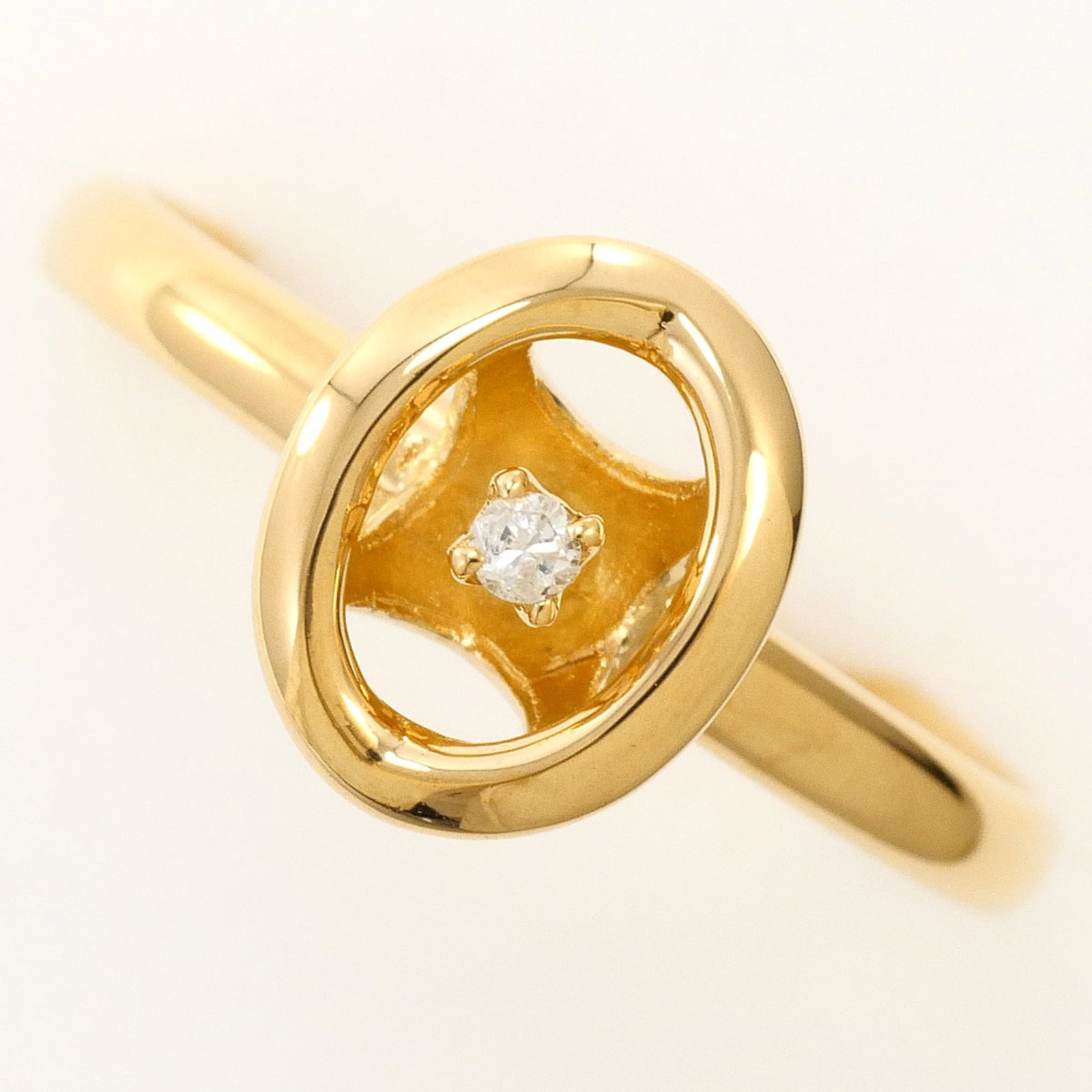 Unbranded Band Ring Yellow Gold (18K) (1 of 6)