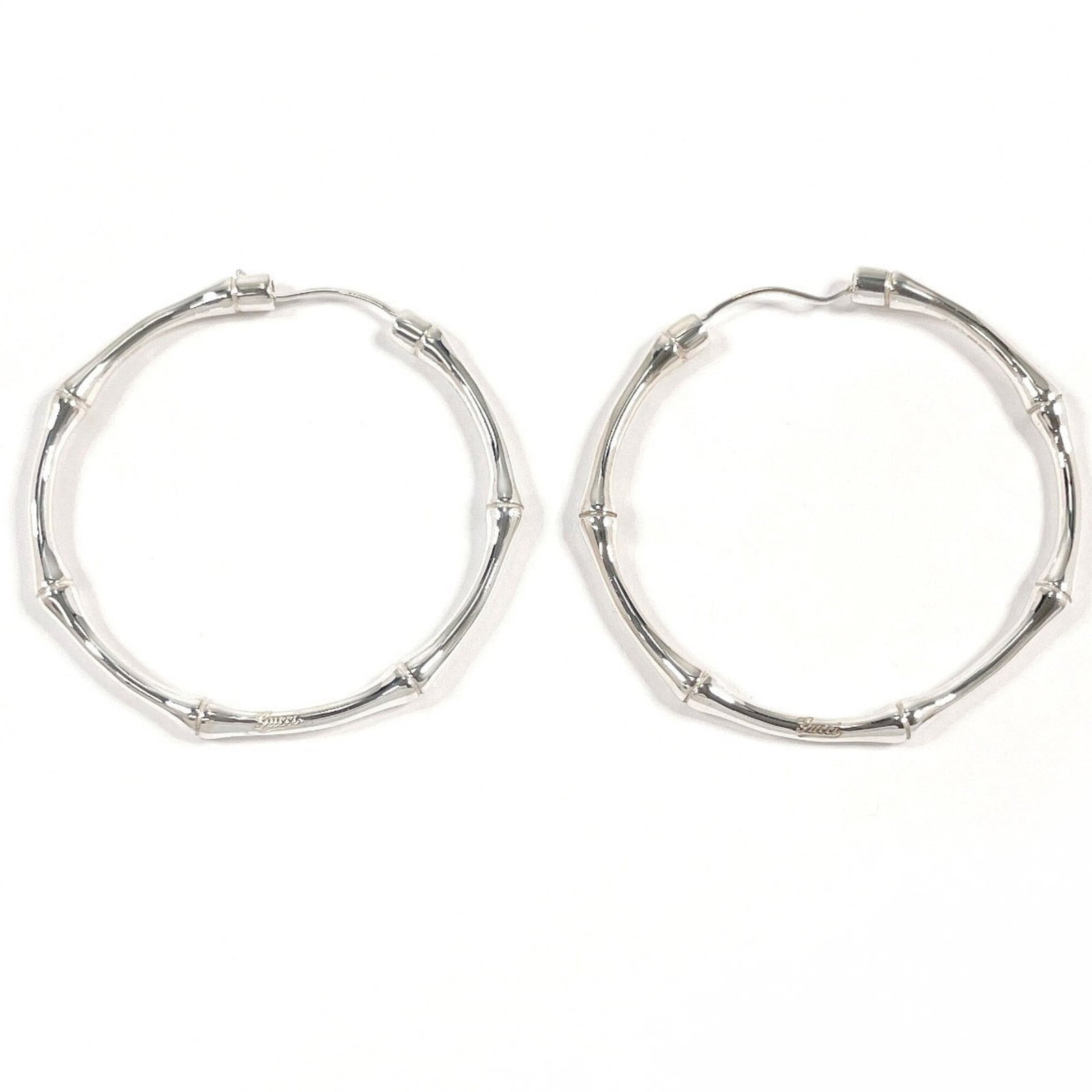 Gucci Hoop Earrings Silver 925 (1 of 5)