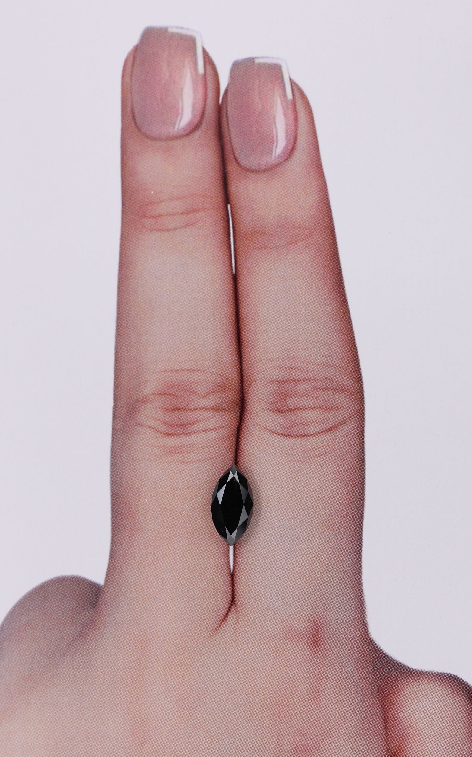 GIA Marquise 1.29ct Fancy Black VVS2 - Loose Natural Diamond: GIA Marquise 1.29ct Fancy Black VVS2 - Loose Natural Diamond GIA-certified, Fancy Black diamonds are among the rarest and most valuable types of colored diamonds. This 1.29ct loose natural diamond boa
