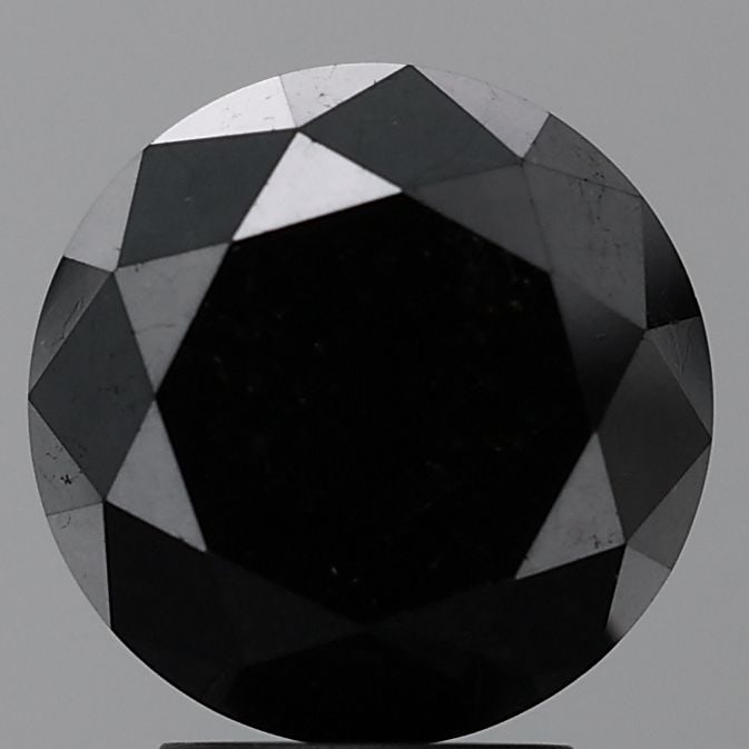 Round 1.18ct Black VVS2 - Loose Natural Diamond: Round 1.18ct Black VVS2 - Loose Natural Diamond 1.18ct Black VVS2 - Loose Natural Diamond: A rare and exceptional black diamond with outstanding clarity, cut, color, and polish, certified as EX in all