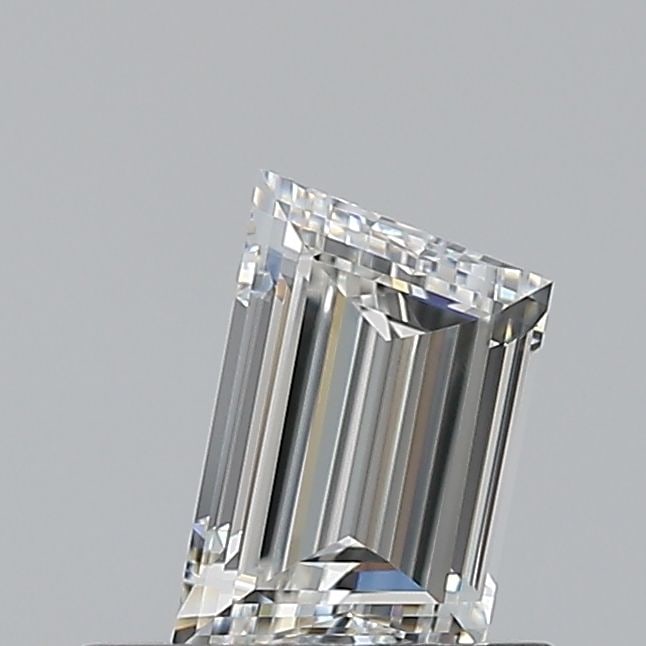 GIA Trapezoid 0.5ct F VVS2 - Loose Natural Diamond: GIA Trapezoid 0.5ct F VVS2 - Loose Natural Diamond GIA certification, EX symmetry, and VG polish make this 0.5ct F VVS2 diamond stand out. Its natural origin and precise measurements provide a unique 